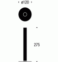 Kchenrollenhalter 5 NOVA2 Hhe 275mm Mae