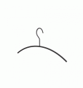 Kleiderb�gel Nr.1 SLIM schwarz