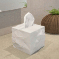 Wipy Cube Papiertuch Box in weiß