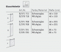 Glasschiebet�ren f�r BIII 380, BIII 250, GARBO und MICRO
