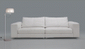 Sofa DOLCE VITA in Breite 2x150cm x Tiefe 145cm, Leder Dream