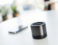 woofit tragbarer Mini Bluetooth Lautsprecher anthrazit-metall