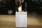 Radius Design Bio-Ethanol Kamin in wei mit 1,7 Liter Brennkammer