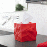 Wipy Cube Papiertuch Box in rot