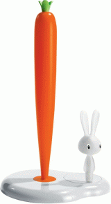 Bunny & Carrot, Küchenrollenhalter weiß