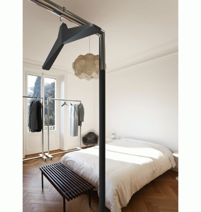 Kleiderst�nder BUKTO 100 mit Rollen