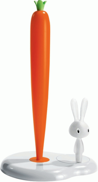 Bunny & Carrot, K�chenrollenhalter wei�