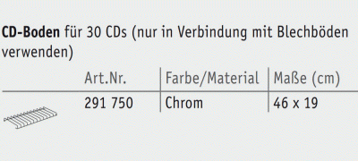 MICRO CD-Halter chrom