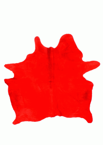 kuhfell Red eingef�rbt ca. 3/4 m�