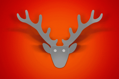 Garderobe Troph�e mini in silber